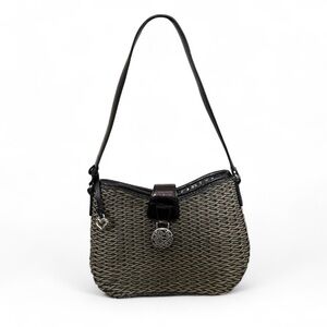 Brighton raffia shoulder bag